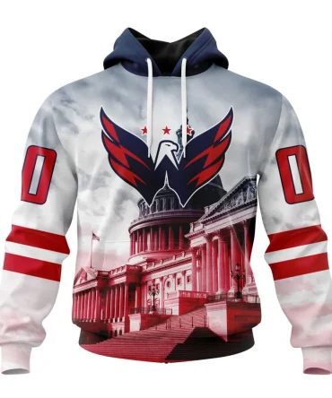 Hoodie NHL Washington Capitals Special Design With The Capitol Building St2301 QTNHL080524A4082HD
