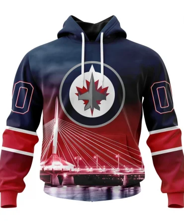 Hoodie NHL Winnipeg Jets Special Design With Esplanade Riel St2301 QTNHL080524A4085HD