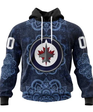 Hoodie NHL Winnipeg Jets, Specialized Mandala Style St2201 QTNHL080524A4038HD