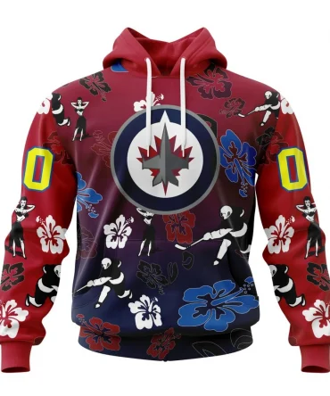Hoodie NHL Winnipeg Jets X Hawaii Specialized Design For Hawaiia V0122 QTNHL080524A3789HD