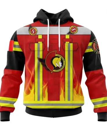 Hoodie Ottawa Senators Honnor Firefighter Uniform V0622 QTNHL080524A3746HD