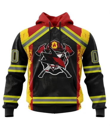 Hoodie San Jose Sharks, Honnor Firefighter V0322 QTNHL080524A3861HD