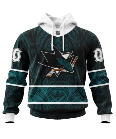 Hoodie San Jose Sharks, Specialized Native With Samoa Culture V0222 QTNHL080524A3856HD