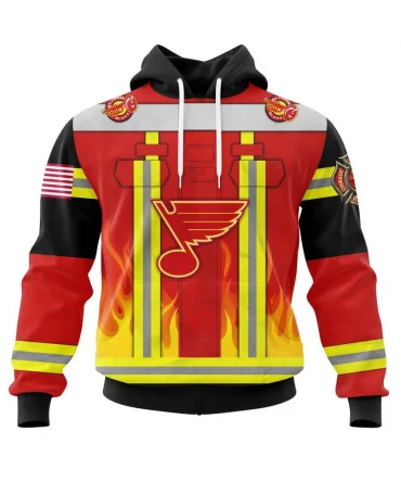 Hoodie St. Louis Blues Honnor Firefighter Uniform V0622 QTNHL080524A3745HD