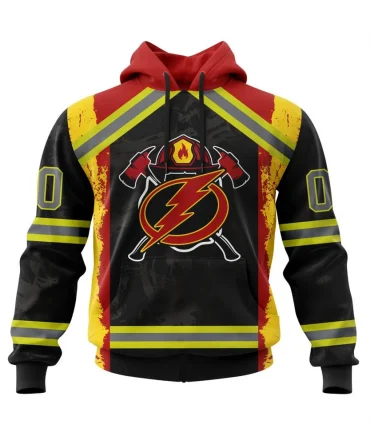 Hoodie Tampa Bay Lightning, Honnor Firefighter V0322 QTNHL080524A3907HD