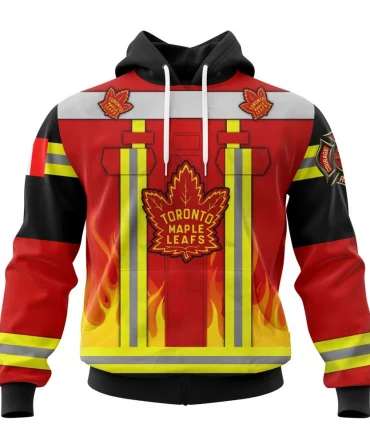 Hoodie Toronto Maple Leafs Honnor Firefighter Uniform V0622 QTNHL080524A3757HD