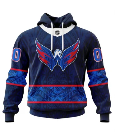 Hoodie Washington Capitals, Specialized Native With Samoa Culture V0222 QTNHL080524A3957HD