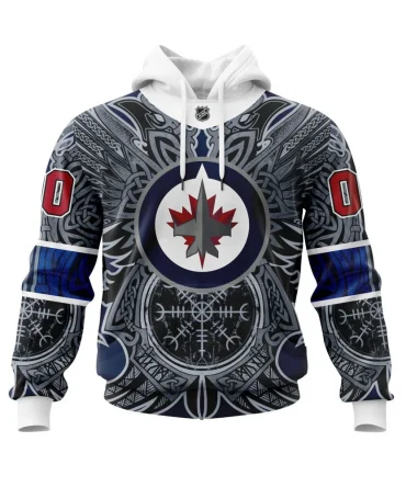 Hoodie Winnipeg Jets , Specialized Norse Viking Symbols St2201 QTNHL080524A3960HD