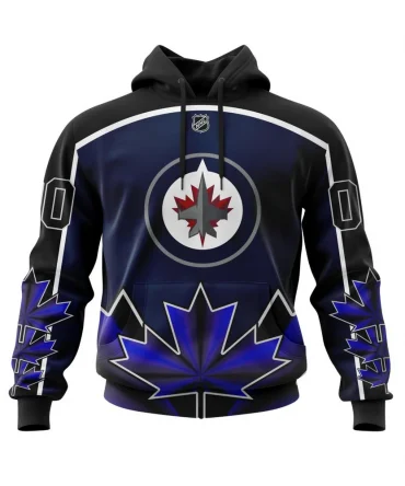 Hoodie Winnipeg Jets, With Beloved Canada Maple Leafs V0122 QTNHL080524A3963HD
