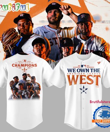 Houston Astros 2024 We Own The AL West Division Champions Jersey