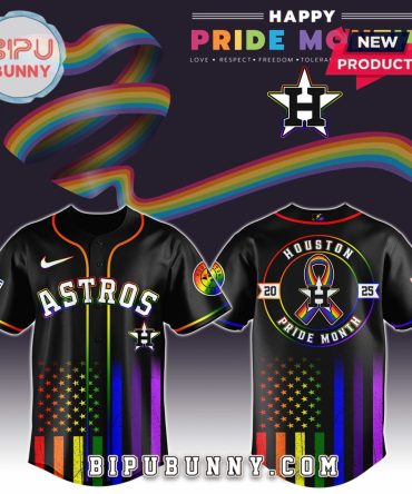 Houston Astros Happy Pride Month Baseball Jersey