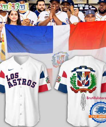 Houston Astros MLB 2024 Astros Dominican Heritage Baseball Jersey