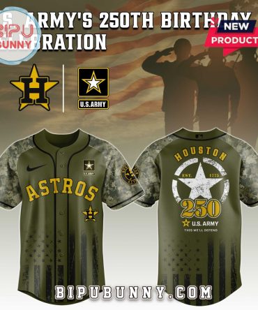 Houston Astros MLB x 250 U.S. Army Baseball Jersey