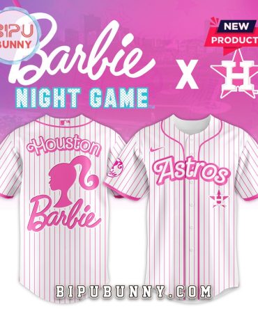 Houston Astros MLB x Barbie Night Game Baseball Jersey