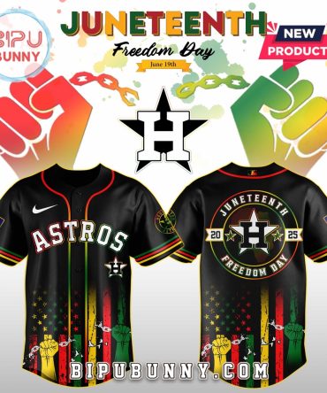 Houston Astros MLB x Juneteenth Day 2025 Baseball Jersey