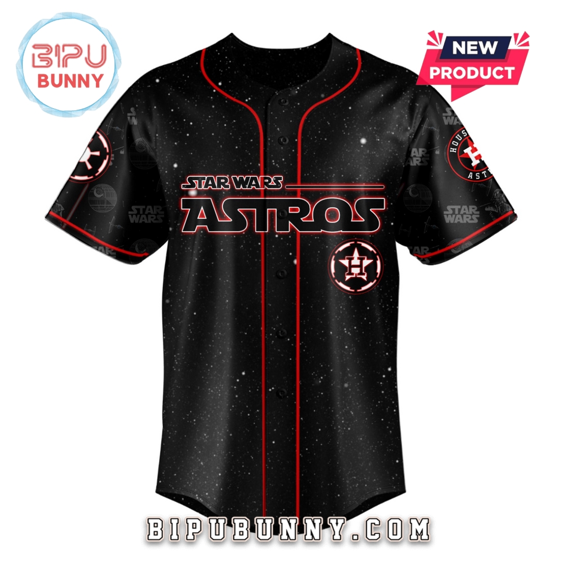 Houston Astros MLB x Star Wars Night 2025 Baseball Jersey - Image 2
