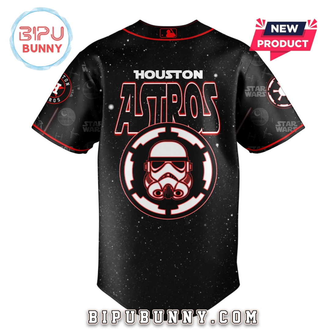 Houston Astros MLB x Star Wars Night 2025 Baseball Jersey - Image 3