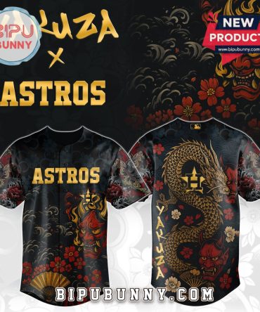 Houston Astros MLB x Yakuza Bloodline Baseball Jersey