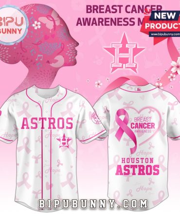 Houston Astros x Breast Cancer Awareness Baseball Jersey