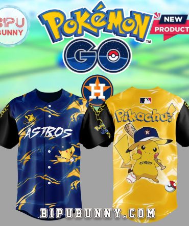Houston Astros x Pokémon GO Baseball Jersey
