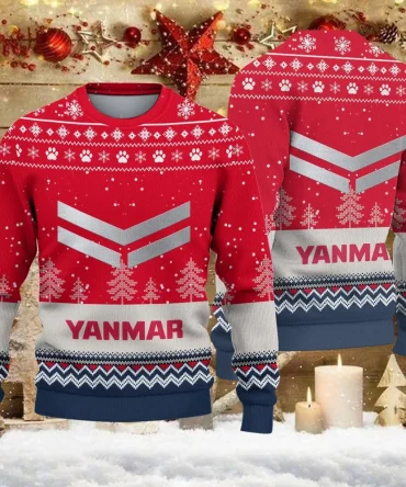 Ugly Sweater Yanmar Farmer Love Exclusive Logo QTFRSW091124A16SW