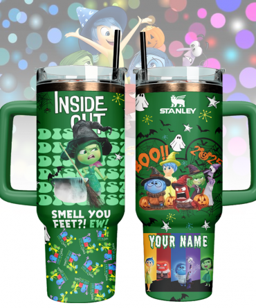 Inside Out x Halloween Custom Stanley Cup 40 oz 30 oz Tumbler With Handle
