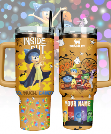 Inside Out x Halloween Custom Stanley Cup 40 oz 30 oz Tumbler With Handle