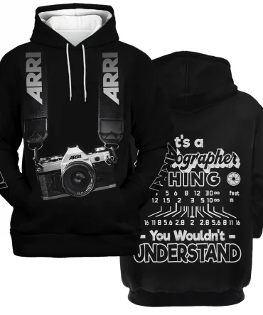 It&apos;s A Photographer Thing You Wouldn&apos;t Understand Arri Photography Videography All Over Prints BL251024A2AR - Hoodie