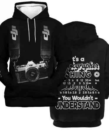 It&apos;s A Photographer Thing You Wouldn&apos;t Understand DJI Photography Videography All Over Prints BL251024A2DJI - Hoodie