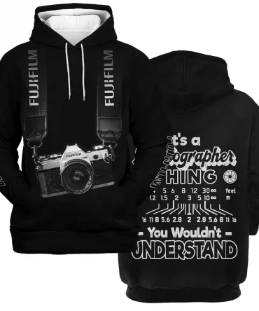 It&apos;s A Photographer Thing You Wouldn&apos;t Understand Fujifilm Photography Videography All Over Prints BL251024A2FJF - Hoodie