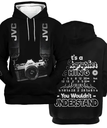 It&apos;s A Photographer Thing You Wouldn&apos;t Understand JVC Photography Videography All Over Prints BL251024A2JVC - Hoodie