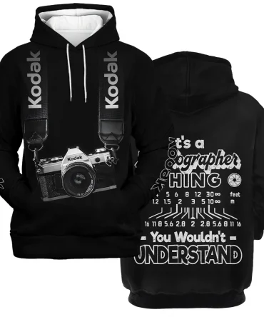 It&apos;s A Photographer Thing You Wouldn&apos;t Understand Kodak Photography Videography All Over Prints BL251024A2KD - Hoodie