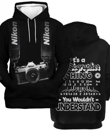 It&apos;s A Photographer Thing You Wouldn&apos;t Understand Nikon Photography Videography All Over Prints BL251024A2NK - Hoodie