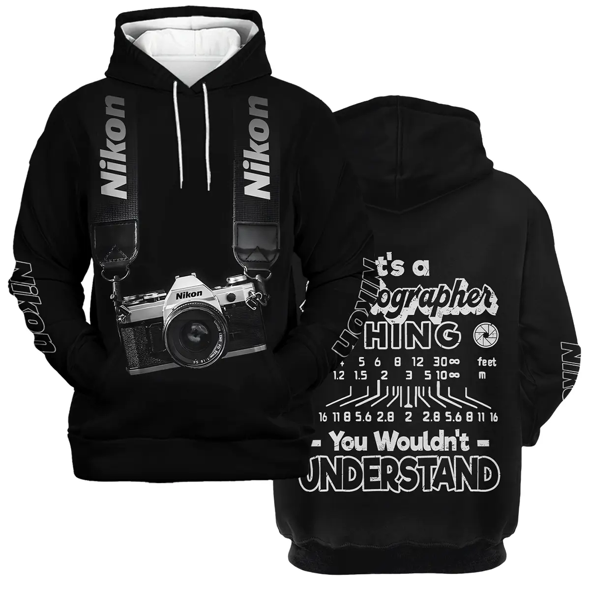 It's A Photographer Thing You Wouldn't Understand Nikon Photography Videography All Over Prints BL251024A2NK - Hoodie