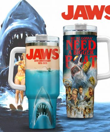 Jaws Movies Custom Stanley Cup 40 oz 30 oz Tumbler With Handle
