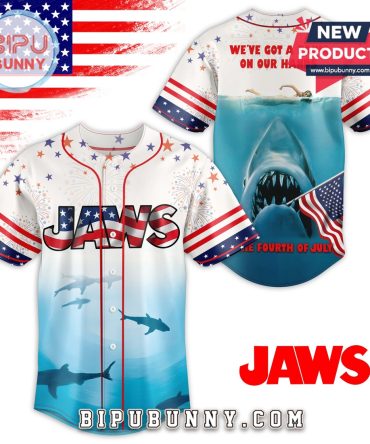 Jaws We've Got A Panic On Our Hands Baseball Jersey