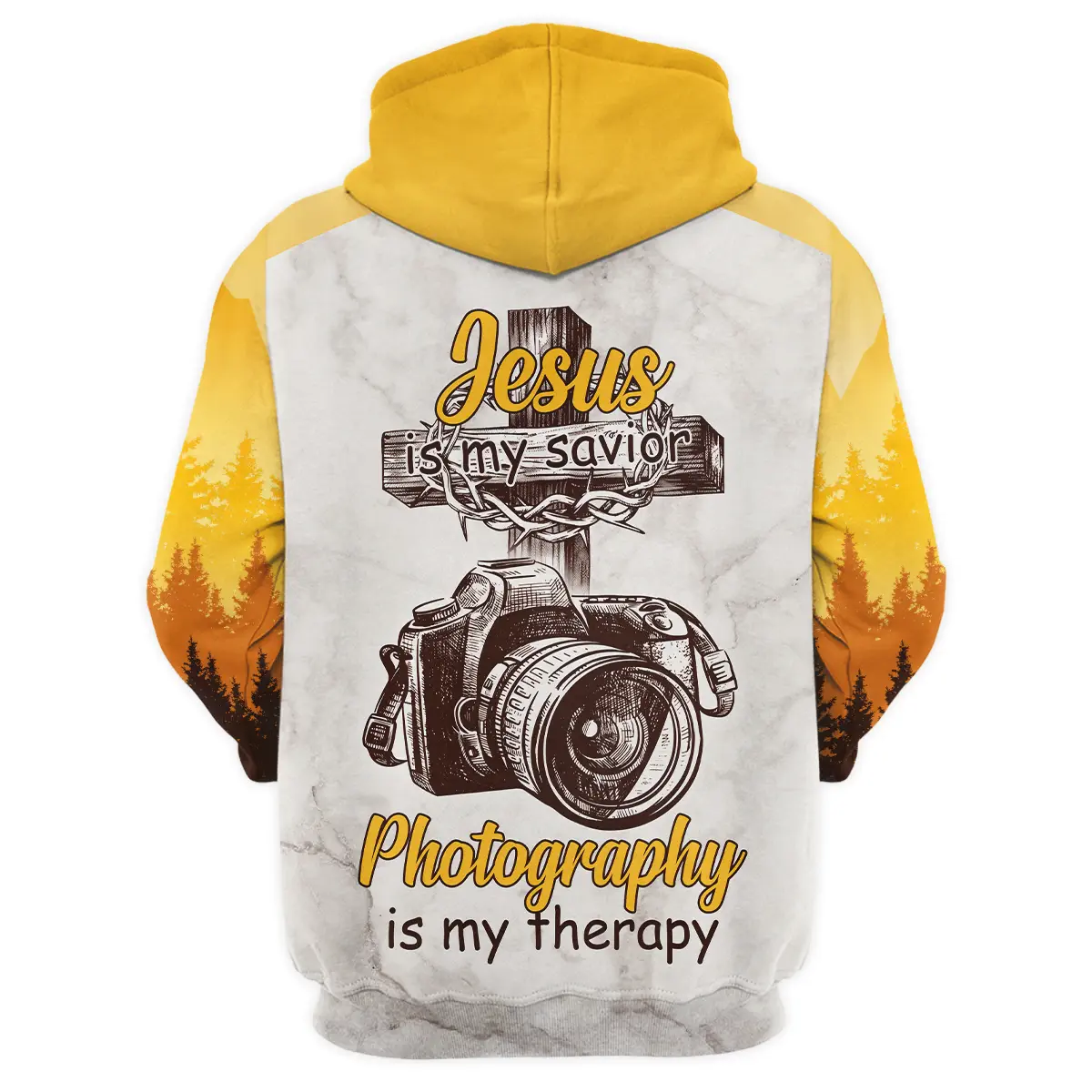 Jesus Is My Savior Photography Is My Therapy Ricoh Photography Videography All Over Prints BL241024A2RC - Hoodie - Image 3