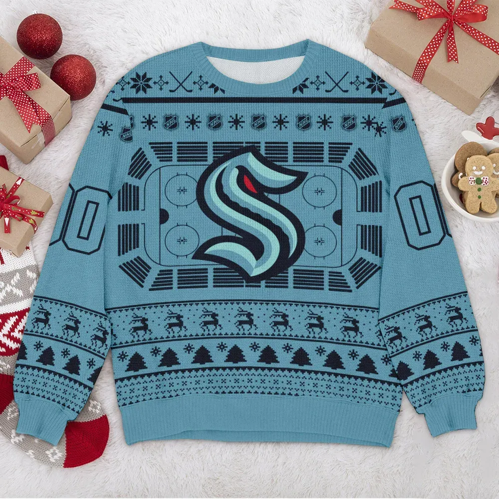 Special Release Seattle Kraken NHL Ugly Sweater All Over Prints Christmas Season QTNHLTK160924A15