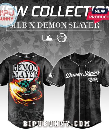 Kamado Tanjirou Demon Slayer x MLB Baseball Jersey