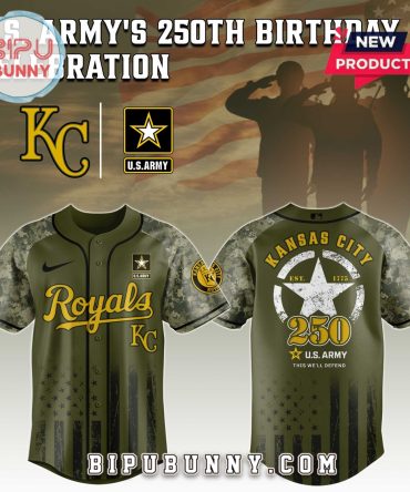 Kansas City Royals MLB x 250 U.S. Army Baseball Jersey