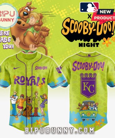 Kansas City Royals MLB x Scooby Doo Baseball Jersey