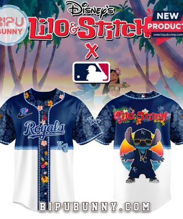 Kansas City Royals x Lilo and Stitch Baseball Jersey 2025