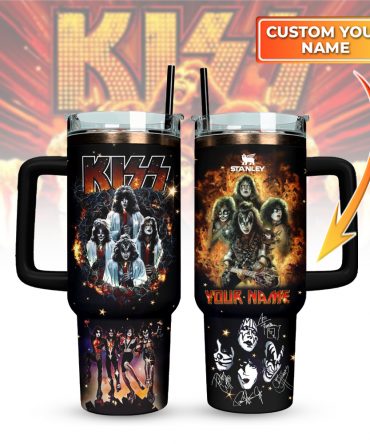 KISS band Custom Stanley Cup 40 oz 30 oz Tumbler With Handle