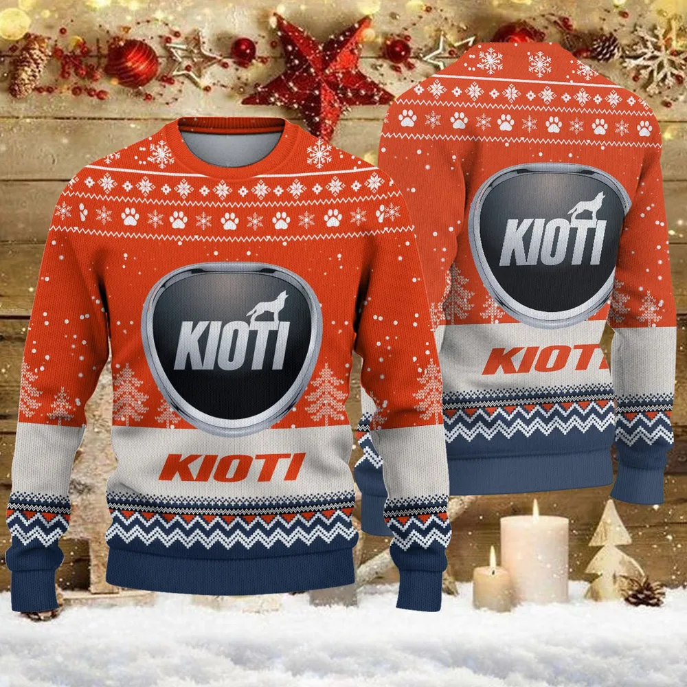 Ugly Sweater Kioti Farmer Love Exclusive Logo QTFRSW091124A5SW