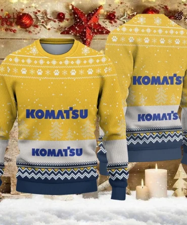 Ugly Sweater Komatsu Farmer Love Exclusive Logo QTFRSW091124A8SW