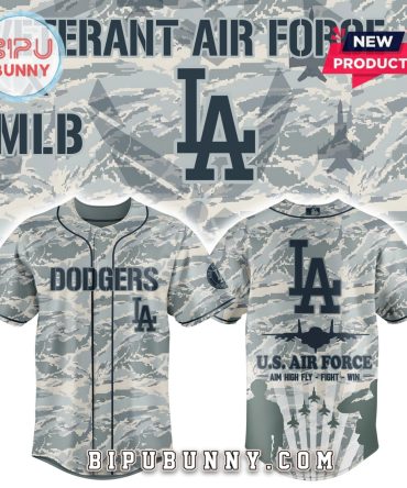 LA Dodgers x Veteran Air Force 2025 Baseball Jersey