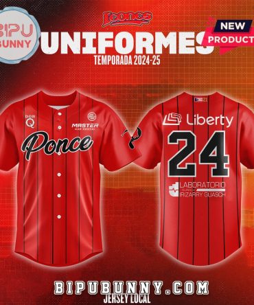 Leones de Ponce LBPRC Temporada Limited Baseball Jersey