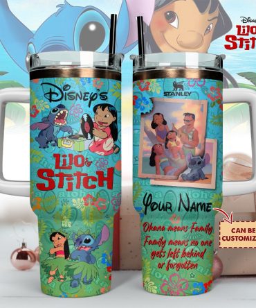 Lilo And Stitch Custom Stanley Cup 40 oz 30 oz Tumbler With Handle