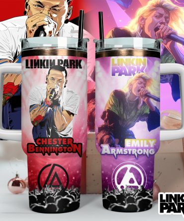 Linkin Park Music Custom Stanley Cup 40 oz 30 oz Tumbler With Handle