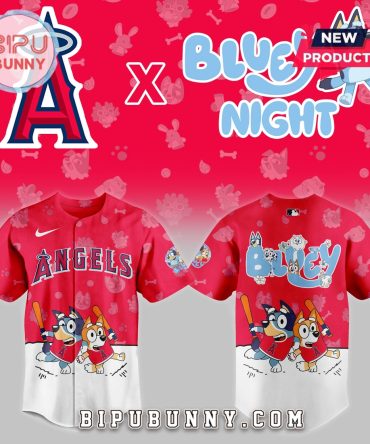 Los Angeles Angels 2025 Bluey Night Baseball Jersey